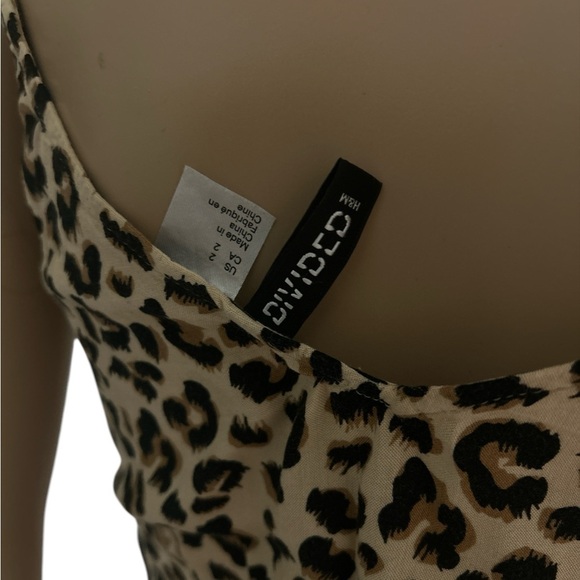 DIVIDED Leopard Print Mini Slip Dress - Picture 3 of 3